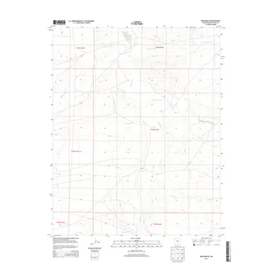 2013 Map of Newcomb SE, 2013 Print