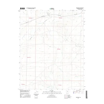 2017 Map of Newcomb SE, 2017 Print