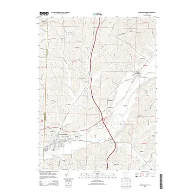2013 Map of Newcomerstown, 2013 Print