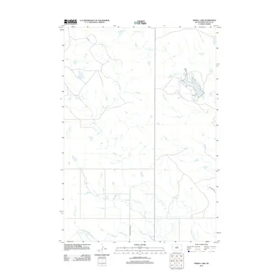 2012 Map of Newell Lake, 2012 Print
