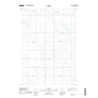 2017 Map of Newell Lake, 2017 Print