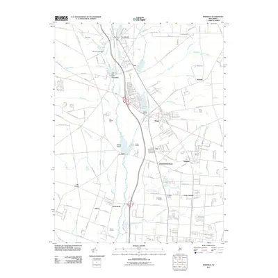2011 Map of Newfield, 2011 Print