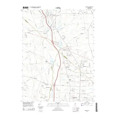 2014 Map of Newfield, 2014 Print