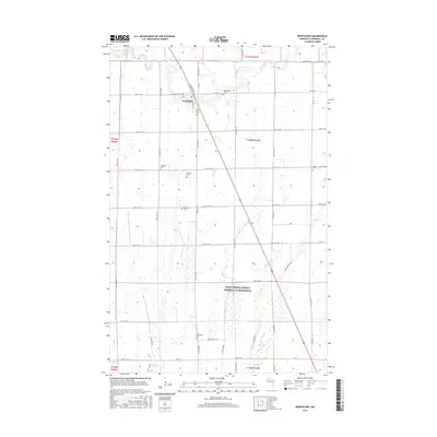 2016 Map of Newfolden, 2016 Print