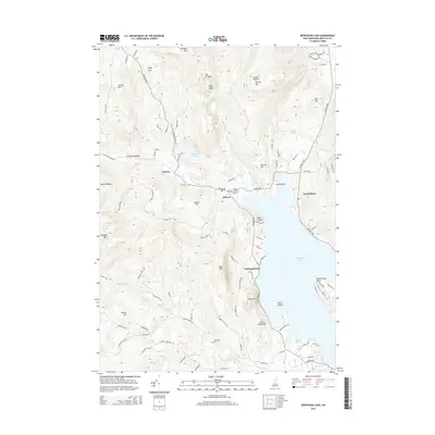 2015 Map of Newfound Lake, 2015 Print