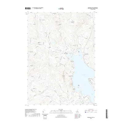 2018 Map of Newfound Lake, 2018 Print