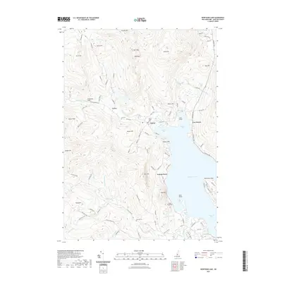 2021 Map of Newfound Lake, 2021 Print