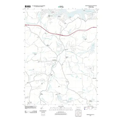 2010 Map of Newfoundland, 2010 Print