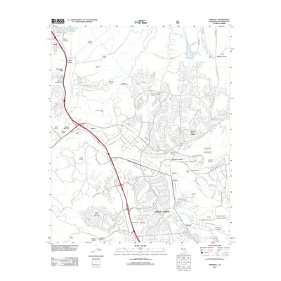 2012 Map of Newhall, 2012 Print