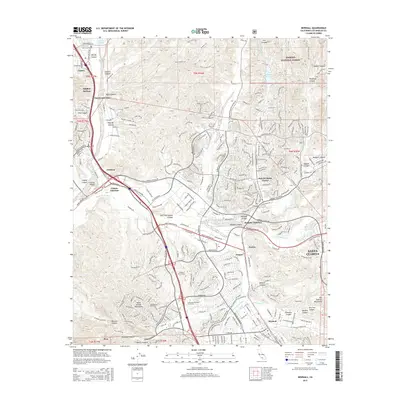 2015 Map of Newhall, 2015 Print