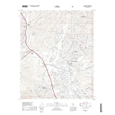 2018 Map of Newhall, 2018 Print