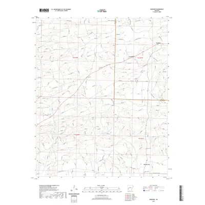 2020 Map of Newhope, 2020 Print