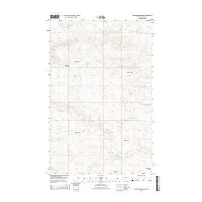 2014 Map of Newhouse Reservoir, 2014 Print