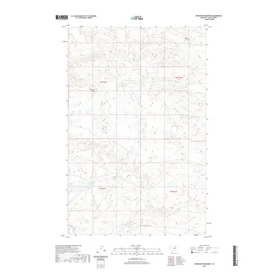 2020 Map of Newhouse Reservoir, 2020 Print