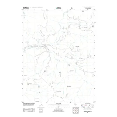 2012 Map of Newhouse Ridge, 2012 Print