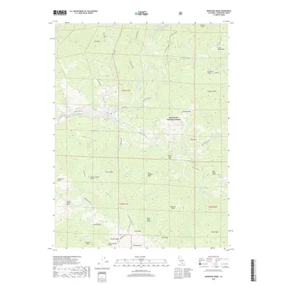 2018 Map of Newhouse Ridge, 2018 Print