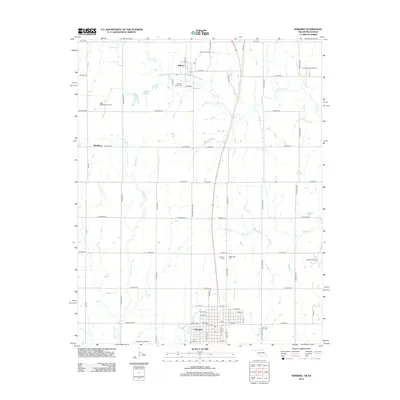 2012 Map of Newkirk, 2012 Print