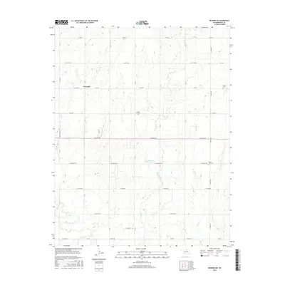 2016 Map of Newkirk SW, 2016 Print