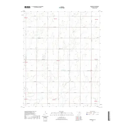 2018 Map of Newkirk SW, 2018 Print