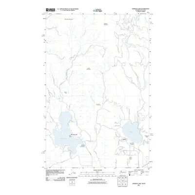 2011 Map of Newman Lake, 2011 Print