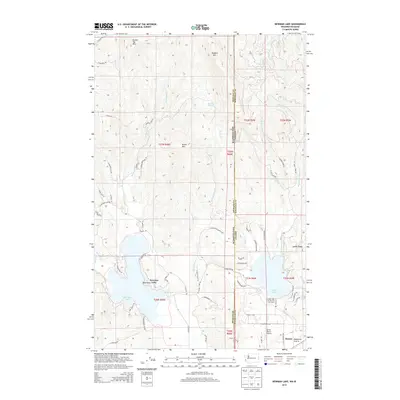 2014 Map of Newman Lake, 2014 Print