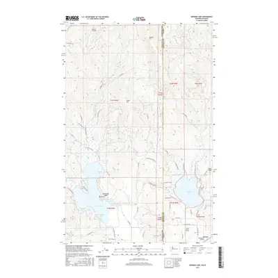 2017 Map of Newman Lake, 2017 Print