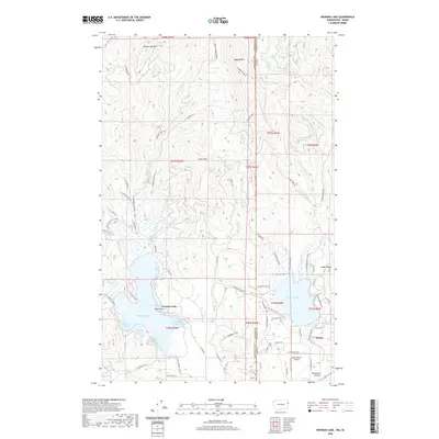 2020 Map of Newman Lake, 2020 Print