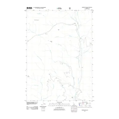 2011 Map of Newman Peak, 2011 Print