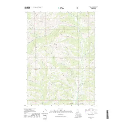 2020 Map of Newman Peak, 2020 Print