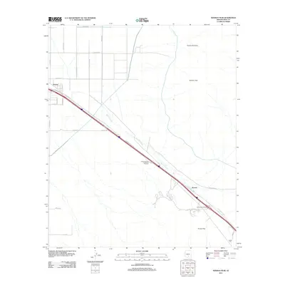 2011 Map of Newman Peak, 2011 Print
