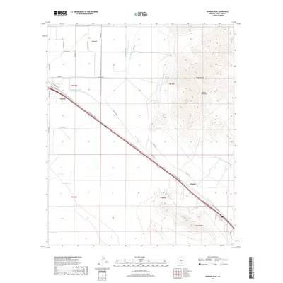 2018 Map of Newman Peak, 2018 Print