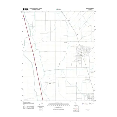 2012 Map of Newman, 2012 Print