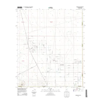 2013 Map of Newman SW, 2013 Print