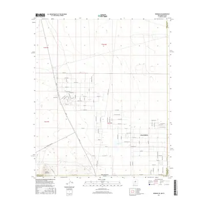 2017 Map of Newman SW, 2017 Print