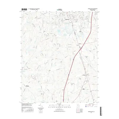 2017 Map of Newnan South, 2017 Print