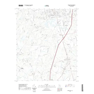 2020 Map of Newnan South, 2020 Print