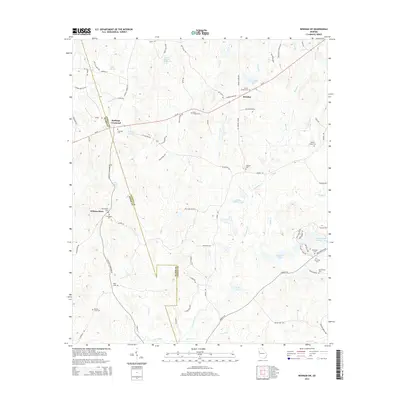 2014 Map of Newnan SW, 2014 Print