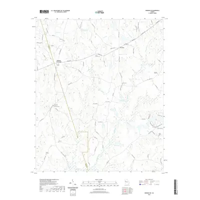 2020 Map of Newnan SW, 2020 Print