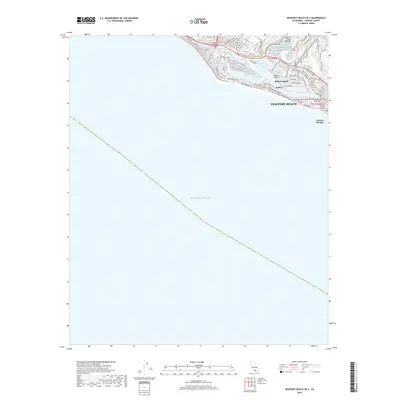 2018 Map of Newport Beach OE S, 2018 Print