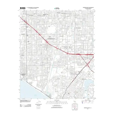 2012 Map of Newport Beach, 2012 Print
