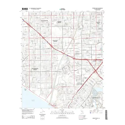2015 Map of Newport Beach, 2015 Print