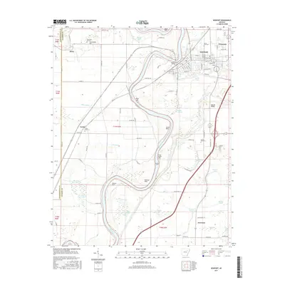 2017 Map of Newport, 2017 Print