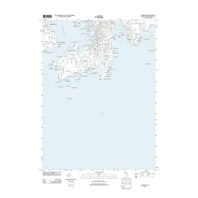 2012 Map of Newport, 2012 Print