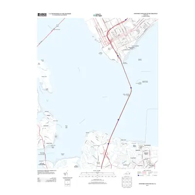 2013 Map of Newport News South, 2013 Print