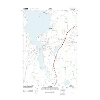 2012 Map of Newport, 2012 Print