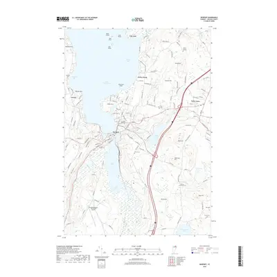 2018 Map of Newport, 2018 Print