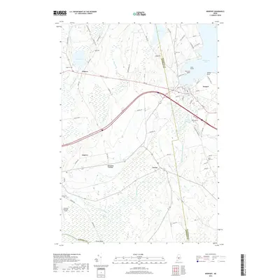 2018 Map of Newport, 2018 Print