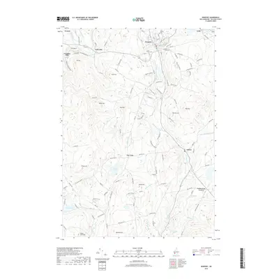 2018 Map of Newport, 2018 Print
