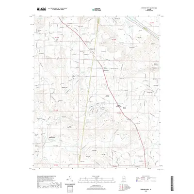 2020 Map of Newsome Sinks, 2020 Print