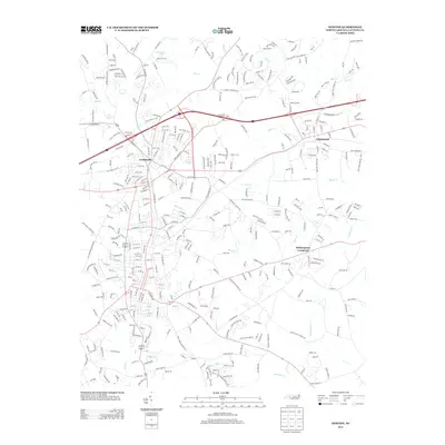 2013 Map of Newton, 2013 Print